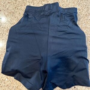 Black Silver Lining Padded Ice Skating Hip Protector Shorts